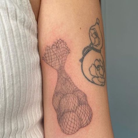 Stamp With Orange Tattoo, Bag Of Oranges Tattoo, Kaia Tattoo, Orange Peel Tattoo, Oranges Tattoo, Orange Tattoo, Seattle Tattoo, Whimsical Tattoos, Fruit Tattoo