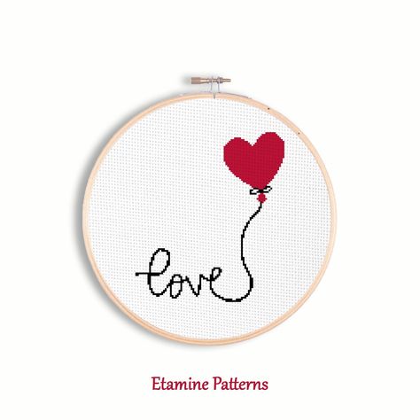 Love Cross Stitch Pattern Pdf, Valentine’s Day Cross Stitch Pattern Chart, Love Text Cross Stitch, Modern Cross Stitch Patterns Free Heart Cross Stitch Patterns, Cross Stitch Hearts Pattern, Cross Stitch Patterns Free Printable, Love Cross Stitch Pattern, Love Cross Stitch, Cross Stitch Modern, Boho Cross, Cross Stitch Collection, Cross Stitch Heart