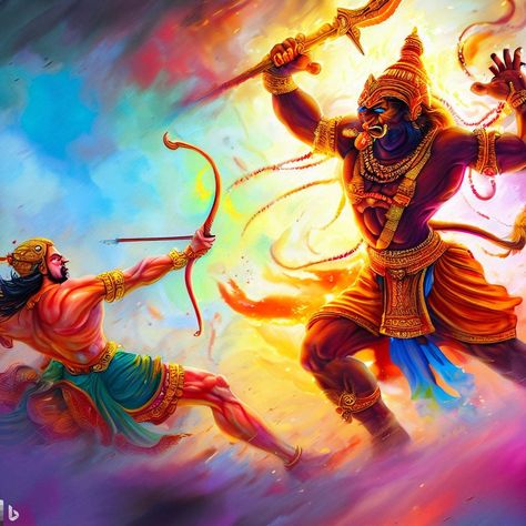 rama-fighting-ravana-3 The Last Battle, Last Battle, Lord Rama, Quick Saves, Art