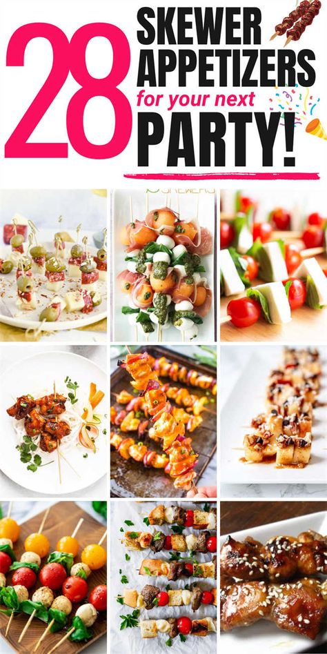 Skewers have long been a crowd-pleasing party staple. Their unique combination of flavors and textures makes them an ideal choice for social gatherings, where Easy Party Skewers, Snack Skewers Appetizers, Skewer Display Ideas, Salami Skewers Appetizers, Appetizers On A Skewer, Party Skewers Appetizers, Hawaiin Appetizers, Appetizer Kabobs, Skewer Recipes Appetizers