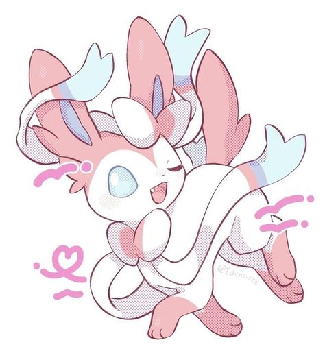 Sylveon Art, Eevee Sylveon, Best Pokemon Ever, Pokemon Eevee Evolutions, Pokemon Eeveelutions, Eevee Evolutions, Pokemon Pokedex, Pokemon Images, Pokemon Eevee