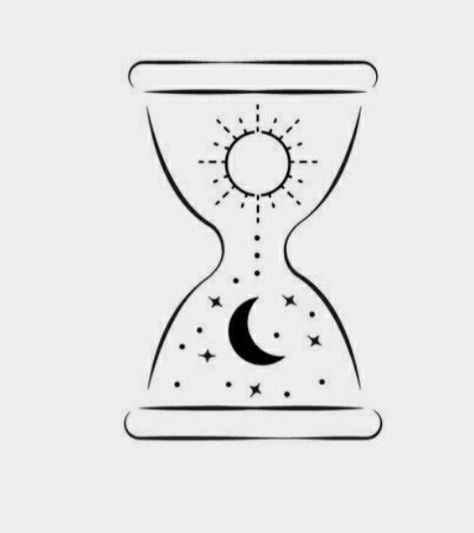 Hourglass Doodles, Hourglass Sketch, Hourglass Tattoo, Font Lettering, Space Drawings, Canvas Drawing, Witching Hour, Pencil Drawings Easy, Easy Doodles Drawings