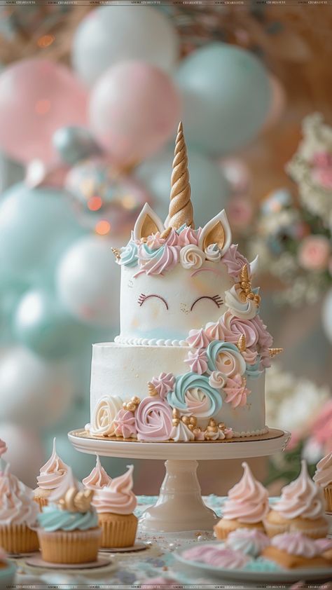 Ultimate Unicorn Birthday Party: Everything You Need! - Adore Charlotte Decoration Unicorn Birthday, Unicorn Farm Birthday Party, Unicorn Bday Cake, Unicorn Theme Birthday Decoration, Magic Birthday Cake, Unicorn Birthday Cake Ideas, Unicorns Cake, Unicorn Cake Ideas, Unicorn Birthday Party Food