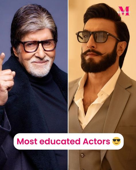 We have a fair share of an educated intellect in our movie industry. The following actors have levelled up on their education and studies before facing the camera and attaining stardom 😎 [Bollywood, Bollywood movies, Bollywood update, Celebrity news, Mamaraazzi] Movies Bollywood, Movie Industry, Bollywood Updates, We Movie, Bollywood Movies, Celebrity News, Actors, Education, Celebrities