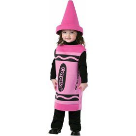 Crayon Costume, Pink Crayon, Toddler Costumes Girl, Halloween Costume Toddler Girl, Clever Halloween Costumes, Toddler Halloween Costumes, Toddler Costumes, Toddler Halloween