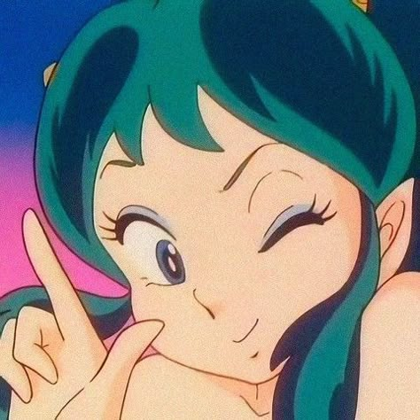 Lum Icon, Urusei Yatsura, 80s Cartoons, An Anime, Japan, Green, Hair, Anime, Blue