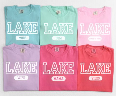 Lake Bum Shirt Gift For Lake Lovers Lake Shirt For Women Lake T Shirt https://etsy.me/3InJu8Z #lakelife #lakebum #stateofmind #lakewife #lakemama #lakemode #laketshirt #lakeshirt #lakevacationshirt Lake Shirts, Tee Ideas, By The Lake, Summer Tank Tops, May 17, Work Ideas, Shirt For Women, Oversized Look, Beach Life