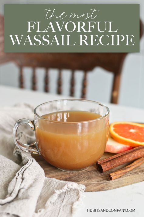 A cup of the most flavorful wassail recipe Best Wassail Recipe, Hot Wassail Recipe, Wassail Recipe Easy, Wassil Recipe, Wassail Recipe, Orange Apple, Instant Pot Cookbook, Brunch Time, Healthy Smoothie