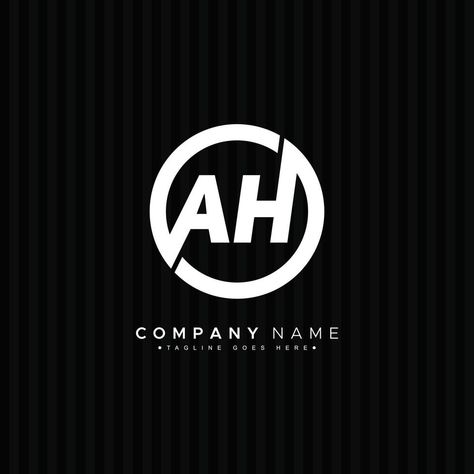 Initial Letter AH Logo, Simple Alphabet Logo Ah Logo, Simple Alphabet, Alphabet Logo, Line Love, Professional Logo Design, Name Logo, Logo Design Creative, Moroccan Rugs, Initial Letter