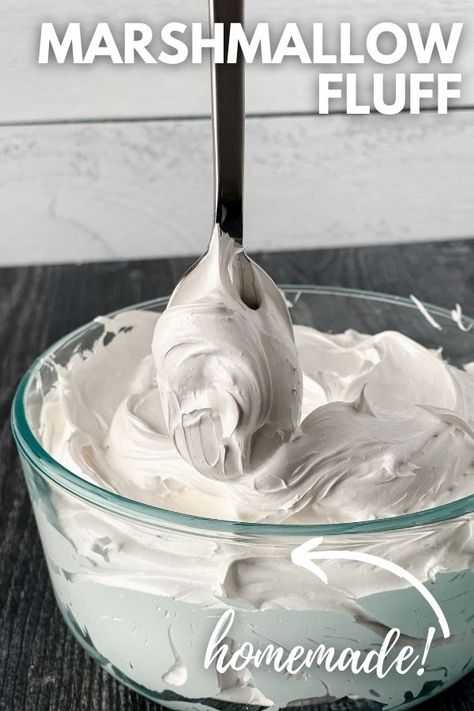 Make Marshmallow Fluff, Fluff Marshmallow, Marshmallow Fluff Recipes, Homemade Marshmallow Fluff, Homemade Marshmallow, How To Make Marshmallows, Delicious Slow Cooker Recipes, Fluff Recipe, Homemade Chocolate Cake