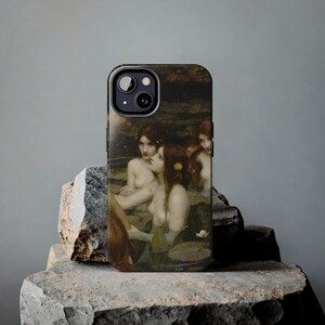 Romanticism Era, Hylas And The Nymphs, Dark Academia Phone Case, Academia Phone Case, Dark Academia Phone, Grunge Dark Academia, Art Romantic, Art Phone Cases, The Masterpiece