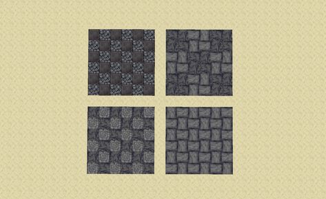 Minecraft Basalt Floor, Minecraft Dark Floor Designs, Floor Designs Minecraft, Minecraft Floors, Minecraft Floor Designs, Minecraft Building Blueprints, Minecraft Building Guide, Minecraft Interior, Minecraft Blocks