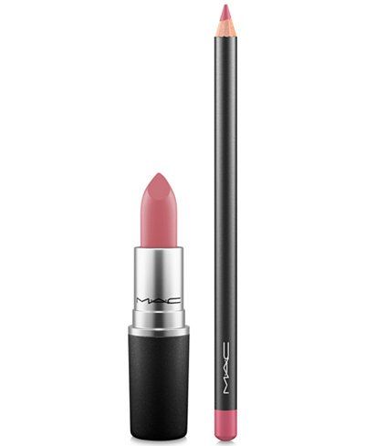 Contains Mehr matte lipstick and Soar lip pencil. MAC Cosmetics Lip Kit in Mehr and Soar ($29) Mac Whirl, Make Up Kits, Lip Pencil Colors, Mac Velvet Teddy, Lip Liner Set, Mac Lip, Mac Lips, Ruby Woo, Love Lips