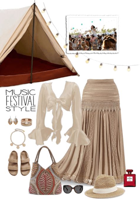 WOMAD Outfit | ShopLook Bohemian Coachella Outfits, Goblincore Outfits, Bohemian Coachella, Festival Fashion Outfit, Red Perfume, Coachella Vibes, Coachella Outfits, Music And Dance, Music Festival Outfits