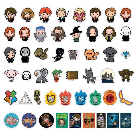 Cartoon Harry Potter Characters, Cute Harry Potter Art, Harry Potter Cute Stickers, Cute Harry Potter Stickers, Chibi Harry Potter Characters, This Or That Harry Potter Edition, Harry Potter Characters Drawings, Harry Potter Stickers Printable Free, Cute Harry Potter Drawings