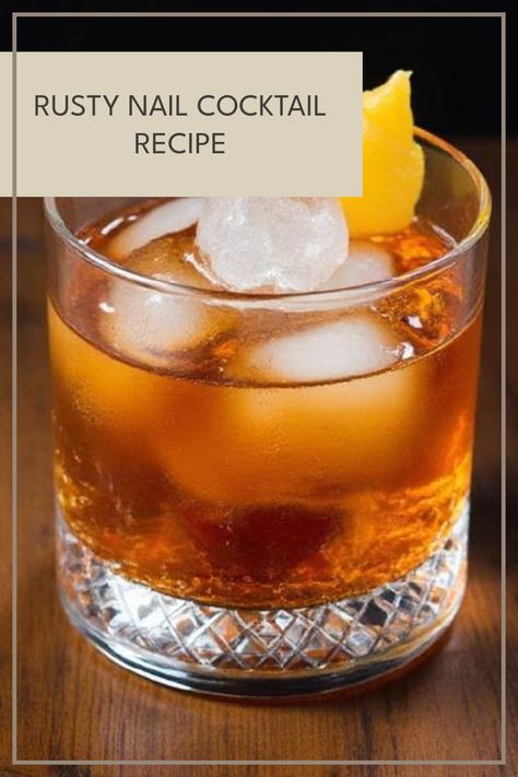 Looking for a whiskey cocktail to impress? The Rusty Nail might be your new favorite! This classic drink dates back to the 1930s and combines smooth Scotch whisky with the mouthwatering sweetness of Drambuie, an herbal liqueur made from Scottish heather. With its rich flavors and simple preparation, it’s perfect for gatherings or a cozy night in. Try this easy cocktail recipe and swap out your usual drinks for something a bit more sophisticated. Cheers to crafting the perfect Rusty Nail! Drambuie Cocktails Recipe, Drambuie Cocktails, Rusty Nail Cocktail, Hot Toddy Cocktail, Scottish Drinks, Easy Cocktail Recipe, Scottish Heather, Whisky Cocktail, Whisky Cocktails