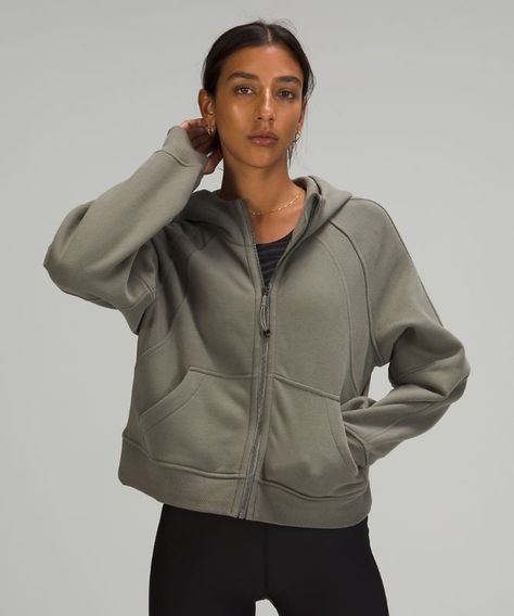 Scuba Oversized Full Zip, Lululemon Scuba, Card Sleeve, Direct Marketing, Full Zip Hoodie, Grey Hoodie, Fleece Fabric, Zip Hoodie, Coats Jackets