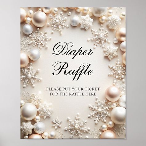 A Little Snowflake Boho Baby Shower Diaper Raffle Poster Baby Shower Diaper Raffle, Gold Snowflake, Baby Shower Diapers, Boho Baby Shower, Neutral Baby Shower, Diaper Raffle, Cold Outside, Boho Baby, Neutral Baby