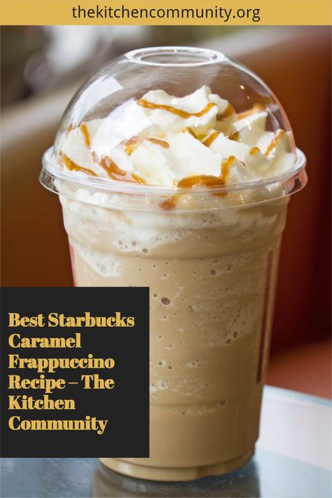 Caramel Frappuccino Recipe Starbucks, Diy Frappucino Coffee, Caramel Frappe Recipe No Coffee, Carmel Frappe Starbucks Drinks, Homemade Caramel Frappuccino Recipe, Carmel Frappachino Recipe Starbucks, How To Make Caramel Frappuccino, Diy Caramel Frappe, Frappuccino Recipe No Coffee