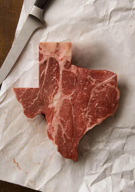 Texas Shaped Steak Texas Steak, Meat Art, Texas Beef, Miss Texas, Only In Texas, Texas Food, Texas Forever, Texas Bbq, Loving Texas