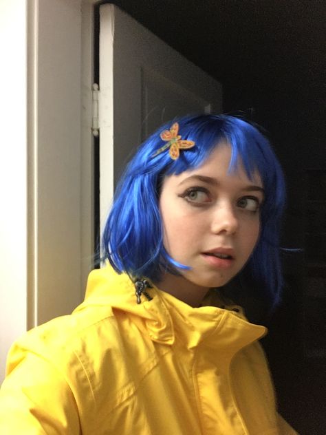 Coraline Cosplay, Coraline Halloween Costume, Easy Anime Cosplay, Coraline Costume, Coraline Jones, Cosplay Cute, Deep Sea Creatures, Special Halloween, Epic Cosplay