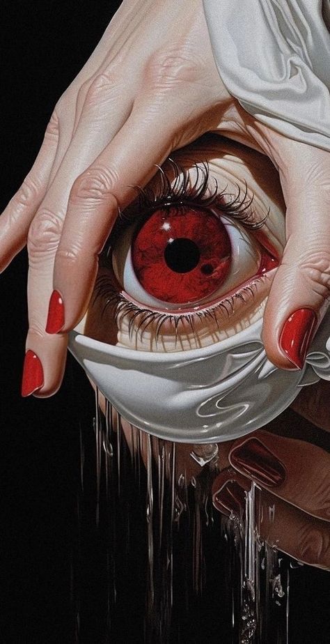 Arte Peculiar, 다크 판타지, Scary Art, Tarot Readings, Eye Art, Retro Stil, Horror Art, Dark Fantasy Art, Dark Art