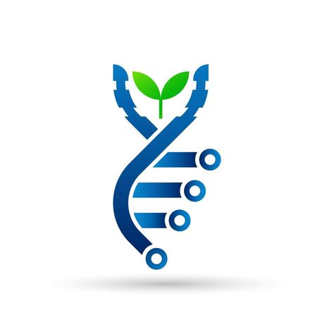 Natural green leaf and DNA logo concept. Biotechnology vector logo. Medicine or health logo design template. Biotechnology Logo Design, Bio Logo Design, Microbiology Logo, Biotechnology Logo, Biotech Logo, Health Logo Design, Biotechnology Art, Dna Logo, Alpha Centauri