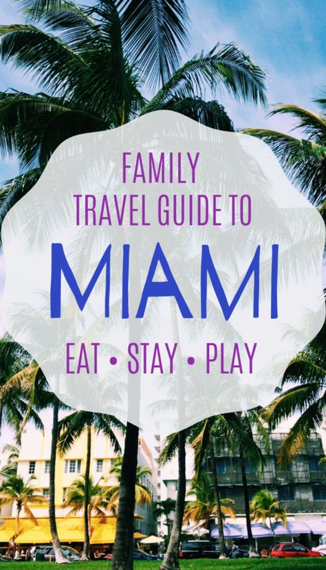 Miami Family Vacation Things To Do, Things To Do In Miami With Kids, Things To Do In Miami With Teens, Miami With Kids, Florida With Kids, Miami Travel Guide, Miami Trip, Things To Do In Miami, Florida Travel Guide