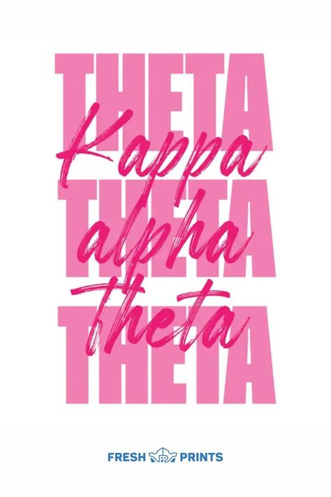 Customize cute, trendy, and affordable merch for your organization with Fresh Prints! Kappa Alpha Theta, Theta, Theta sorority, KAO, pink graphic design, pink text, cursive, y2k graphic, hot pink, tank toSorority merch, merch inspo, merch ideas, unique merch, cute merch, trendy merch, sorority merch ideas, sorority apparel, custom greek life apparel, custom sorority merch, sorority graphic, sorority graphic inspo, sorority instagram, sorority design, sorority merch design, sorority design inspo Sorority Shirts Designs Ideas, Theta Merch, Girly Graphic Design, Pink Graphic Design, Trendy Merch, Sorority Instagram, Cute Merch, Unique Merch, Pr Design