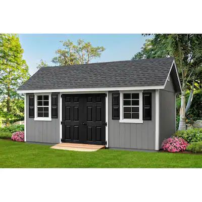 Buy Outdoor Storage Sheds & Boxes Online at Overstock | Our Best Storage & Organization Deals Wood Shed Kits, Diy Shed Kits, Wood Storage Shed, Storage Shed Kits, Wood Storage Sheds, Backyard Storage, Plywood Flooring, Shed Kits, Backyard Sheds