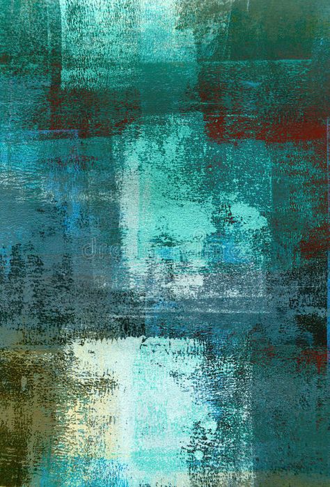 Teal and Green Abstract Art Painting vector illustration Cargo Ideas, Gallery Illustration, Green Abstract Art, Original Abstract Art Painting, Teal And Green, Contemporary Art Canvas, Watercolor Wallpaper, Green Wall Art, Green Abstract