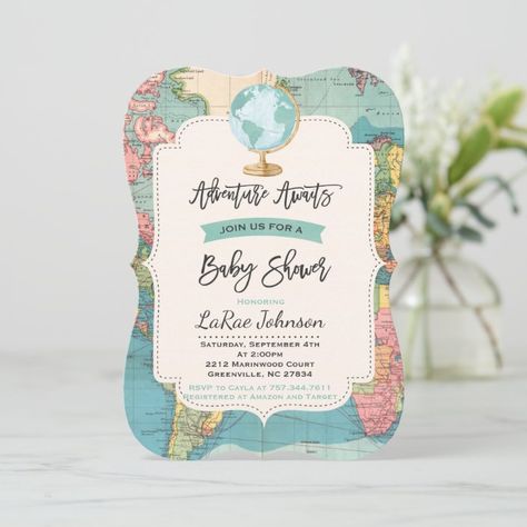 Adventure Awaits Baby Shower, Save The Date Wording, Great Gifts For Dad, Baby Store, Adventure Awaits, Baby Shower Invitation, Gift Giving, Shower Invitation, Shower Invitations