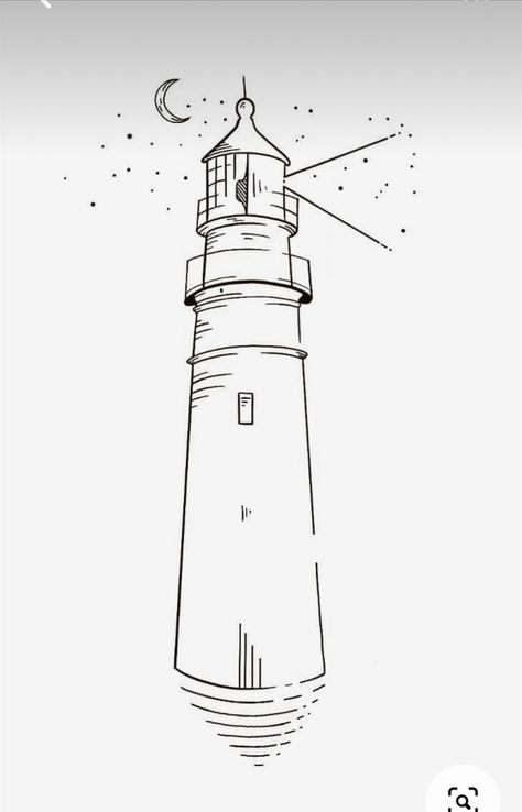 Fine Line Lighthouse Tattoo, Lighthouse Tattoo Stencil, Minimalist Lighthouse Tattoo, Lighthouse Tattoo Design, Lighthouse Tattoos, Michigan Tattoos, Cool Tattoos For Girls, Minimal Drawing, Lighthouse Tattoo