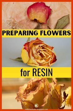 How To Preserve Flowers In Epoxy Resin, Live Flowers In Resin, Dried Flowers Epoxy, Resin Flower Furniture, How To Learn Resin Art, Drying Flowers For Resin, Wedding Flower Epoxy, Epoxy Resin Flowers Diy, Resin Flower Mold