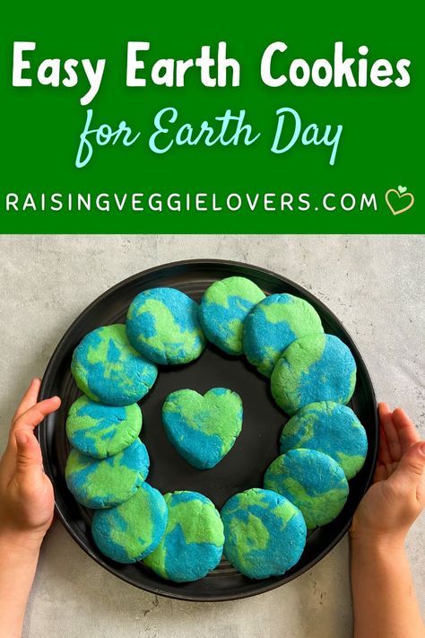 Space Theme Cooking Activities, Earth Day Cookies Recipe, Earth Cookies Decorated, Earth Day Party Food, Earth Day Desserts, Earth Cookies, Planet Cookies, Earth Day Cookies, Space Snacks