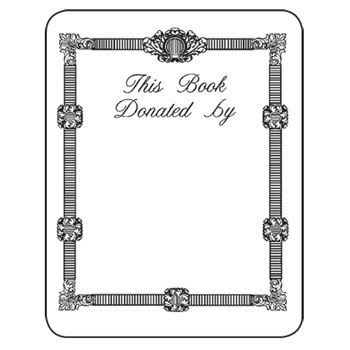 Bookplates+Donated+by+Labels+Template Book Dedication, Shiplap Walls, Book Templates, Document Printing, Donate Books, Beloved Book, Book Enthusiast, Book Labels, Printable Books