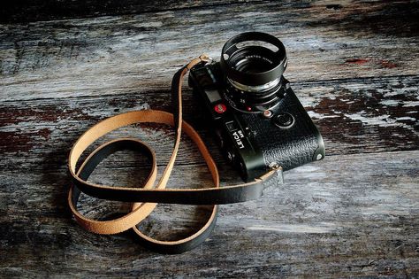 Carlton neck strap on our M6 film machine. Such a great summer combination. #leicam6 Leica M6, Digital Mirror, Camera Neck Strap, Horween Chromexcel, Rangefinder Camera, Leather Camera Strap, Camera Straps, Camera Strap, Dslr Camera