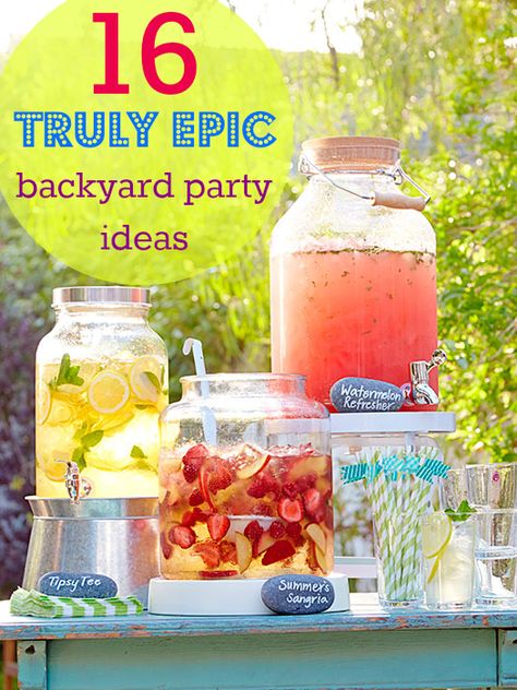 Your Summer Parties Just Reached Legendary Status Backyard Bbq Party, Fiesta Tropical, Spring Party, Summer Entertaining, Beltane, Bbq Party, Summer Bbq, Picnic Party, Backyard Bbq