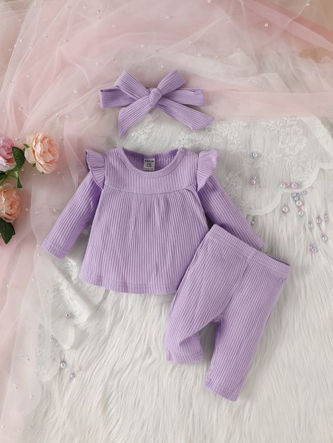 Newborn Fashion, Reborn Nursery, Purple Collar, Clothes Girl, Purple Baby, Future Kids, Cami Dress, Baby Clothing, Baby Wearing