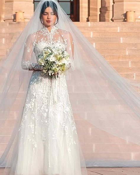 Priyanka Chopra Wedding Dress, Ralph Lauren Wedding Dress, Priyanka Wedding, Elegant Fairytale Wedding, Priyanka Chopra Dress, بريانكا شوبرا, Celeb Wedding, Priyanka Chopra Wedding, Priyanka Nick