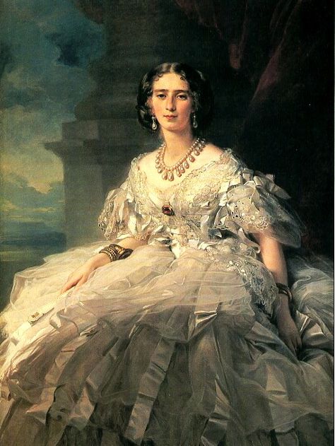 Tatiana Alexandrovna Yusupova Franz Winterhalter, Franz Xavier Winterhalter, Franz Xaver Winterhalter, Hermitage Museum, Historical Painting, Oil Painting Reproductions, Painting Reproductions, Marie Antoinette, Historical Fashion