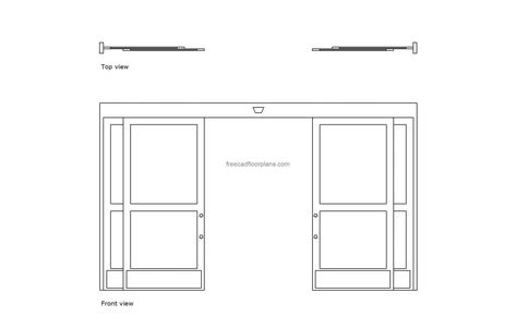 Automatic sliding door min scaled Sliding Door Drawing, Door Drawing, Pool Houses Plans, House Plans Design, Floor Plans House, Kidney Shaped Pool, Automatic Sliding Doors, One Storey House, Sliding Door Design