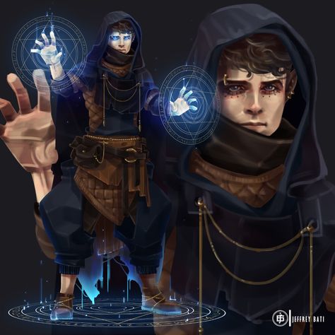 Chronurgy Wizard Art, Young Wizard Male, Human Wizard Male, Fantasy Mage Art, Dnd Wizard Art, Storm Mage, Mage Character Art, Mage Oc, Water Mage