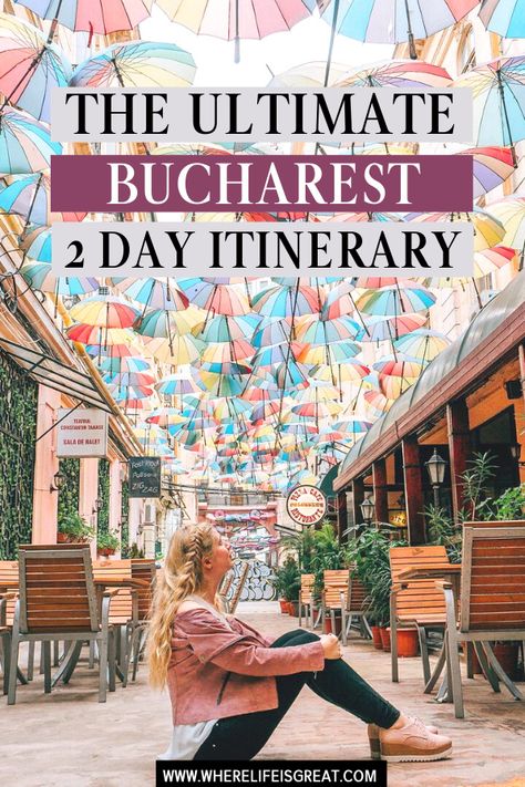 Top 7 things to do in Bucharest, Romania in 2 days! This is an awesome Bucharest weekend itinerary to help you experience The ultimate Bucharest weekend guide. #bucharest #romania Romania Bucharest, Food And Culture, Romania Travel, Eastern Europe Travel, Europe Itineraries, Free Checklist, Bucharest Romania, Visit Europe, Art Food