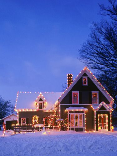 Pile in the car, and go on a nighttime tour of your town, decked out in holiday lights and decorations. Exterior Christmas Lights, Colored Christmas Lights, Lights Outside, Christmas Checklist, Christmas Lights Outside, White Christmas Lights, Christmas Light Installation, Christmas House Lights, Christmas Lighting