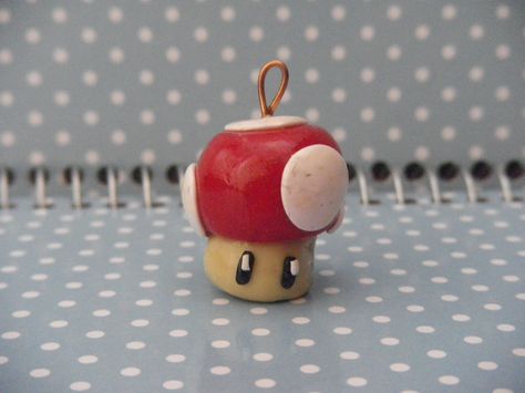 Polymer clay Mario toad in red Clay Mario, Mario Toad, Clay Things, Dry Clay, Air Dry Clay, Toad, Polymer Clay, Mario, Novelty Lamp