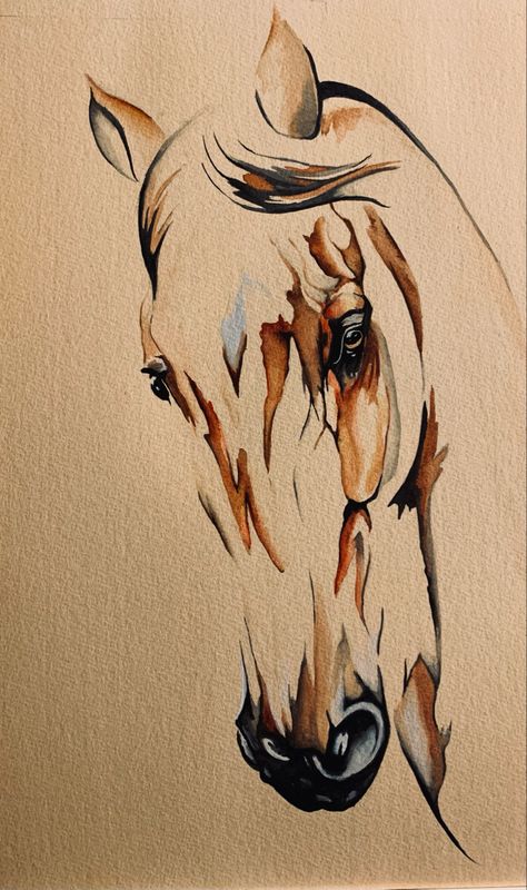 Minimal/bold watercolor Horse Watercolor Painting, Bold Watercolor, Running Tattoo, Abstract Horse Art, Watercolor Horse Painting, Birds Photography Nature, Horse Art Drawing, Heron Art, Watercolor Paintings Of Animals