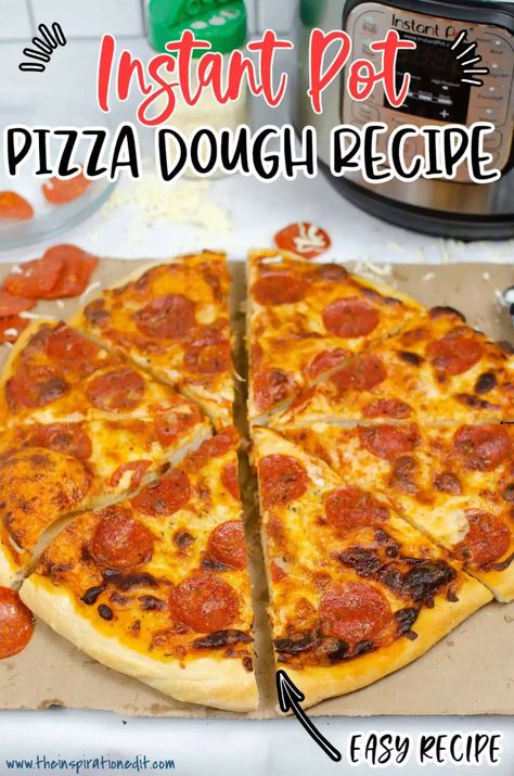 Instant Pot Pizza Dough, Instant Pot Halloween Recipes, Instapot Pizza, Keto Camping Food, Instant Pot Pizza, Keto Camping, Best Pressure Cooker Recipes, Best Pizza Dough Recipe, Pizza Dough Recipe Easy