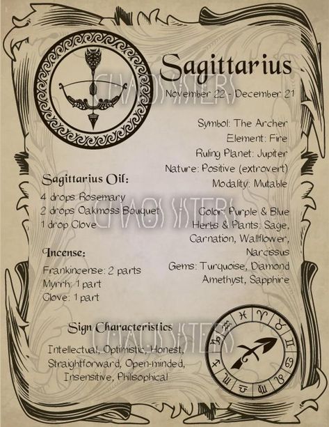 Sagittarius Zodiac Sign, Sagittarius Quotes, Magia Das Ervas, Zodiac Book, Grimoire Book, Zodiac Signs Sagittarius, Wiccan Spell Book, Witchcraft Spell Books, Book Of Shadow