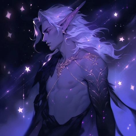 Astral Elf, Dnd Elf, Drow Male, Male Elf, Elf Characters, Elf Art, Night Elf, Dungeons And Dragons Characters, Dark Elf